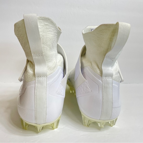 Jordan Alpha Menace Elite 2 White Flyknit Football Cleats Size 14 CV1664-103 - Picture 3 of 9